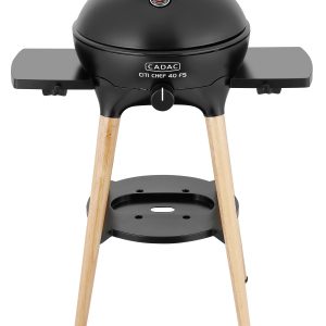Gas Grill Ø40 "Citi Chef 40" Monteret med 4stk. design ben samt 2 stk. side borde Incl. Bærebag - EX. Regulator