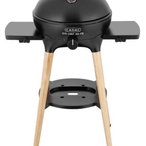 Gas Grill Ø40 "Citi Chef 40" Monteret med 4stk. design ben samt 2 stk. side borde Incl. Bærebag - EX. Regulator